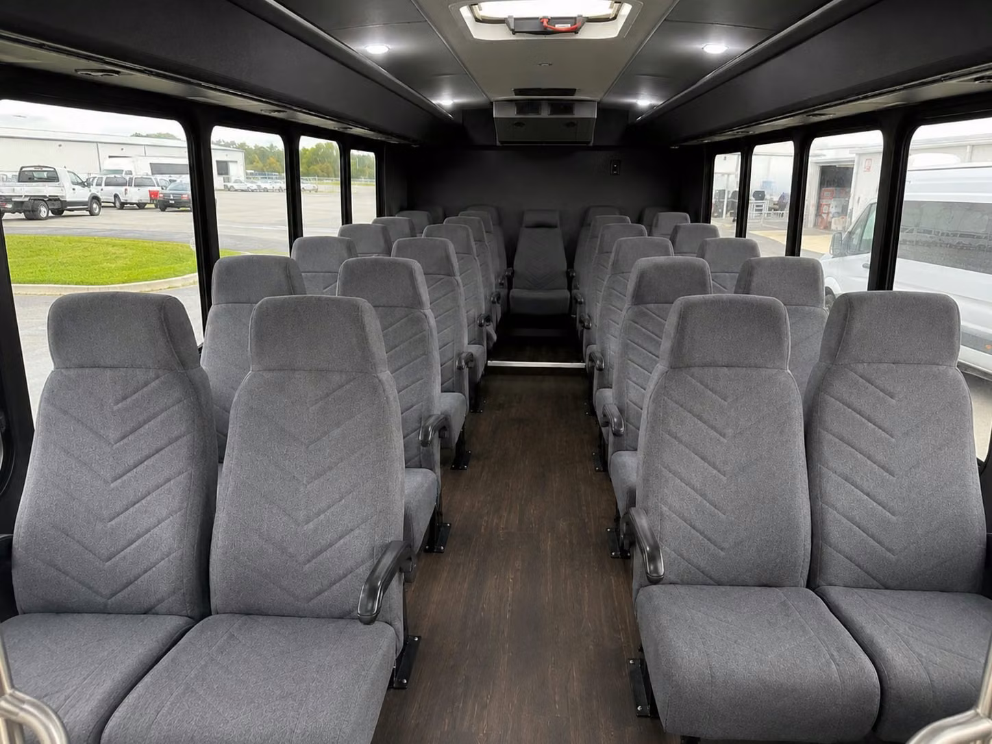 15 passenger minibus inside