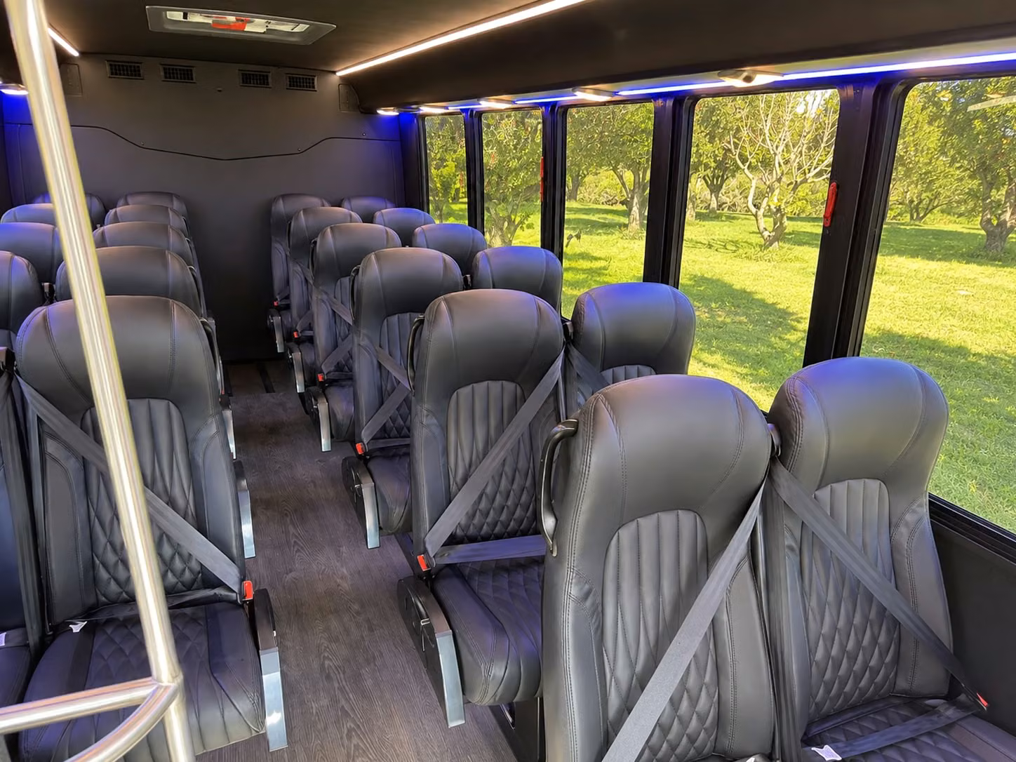 20 passenger minibus interior