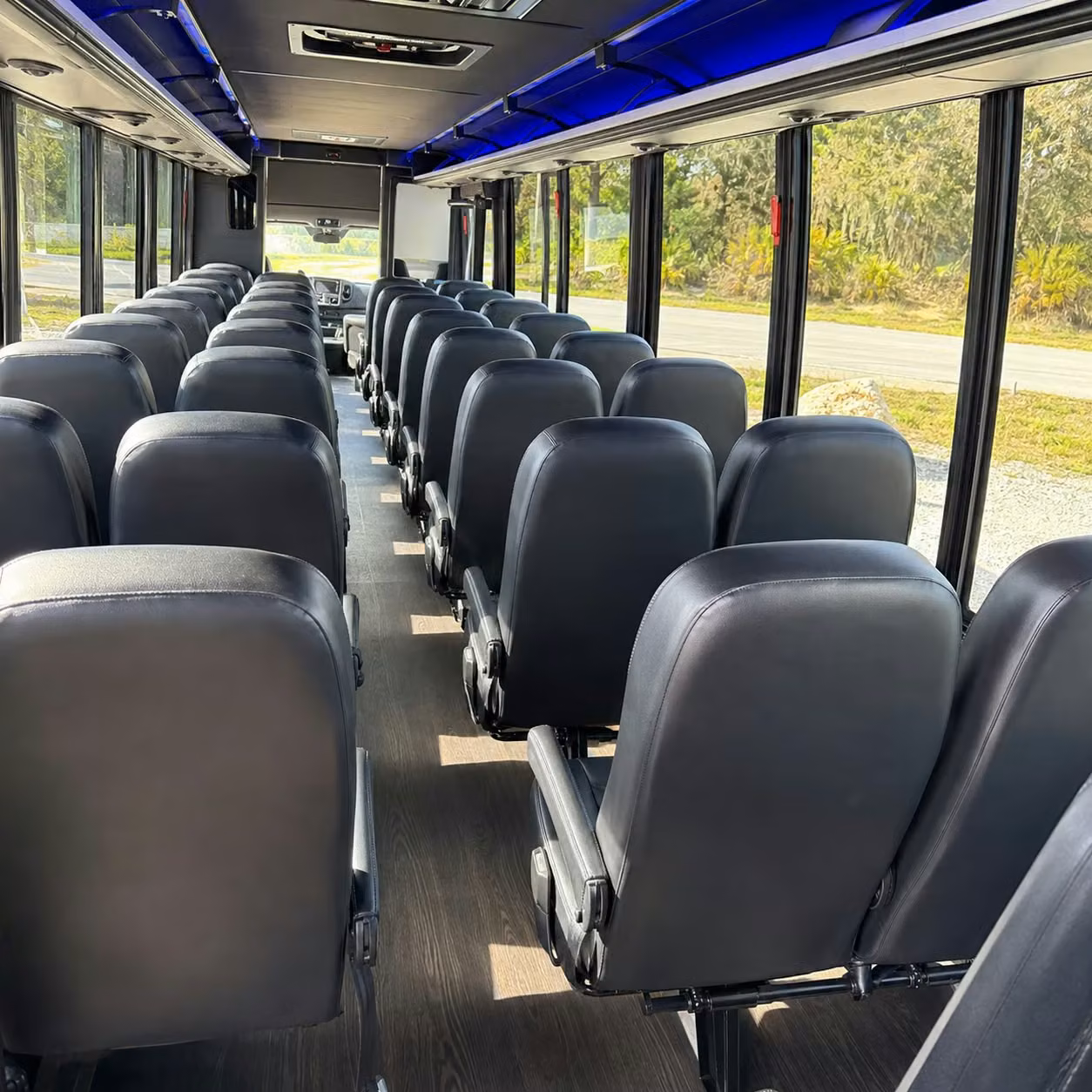 30 passenger minibus interior