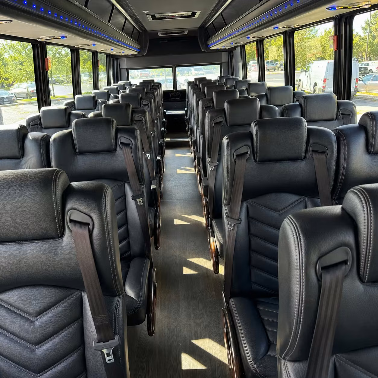 35 passenger minibus inside