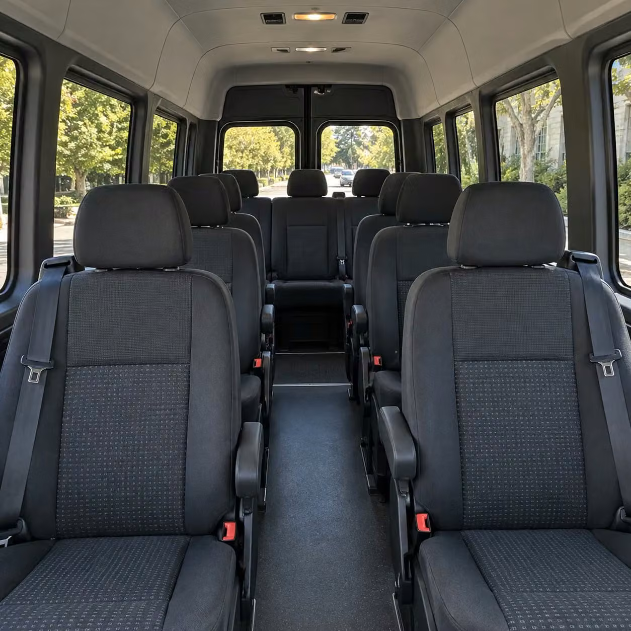 sprinter van with driver interior